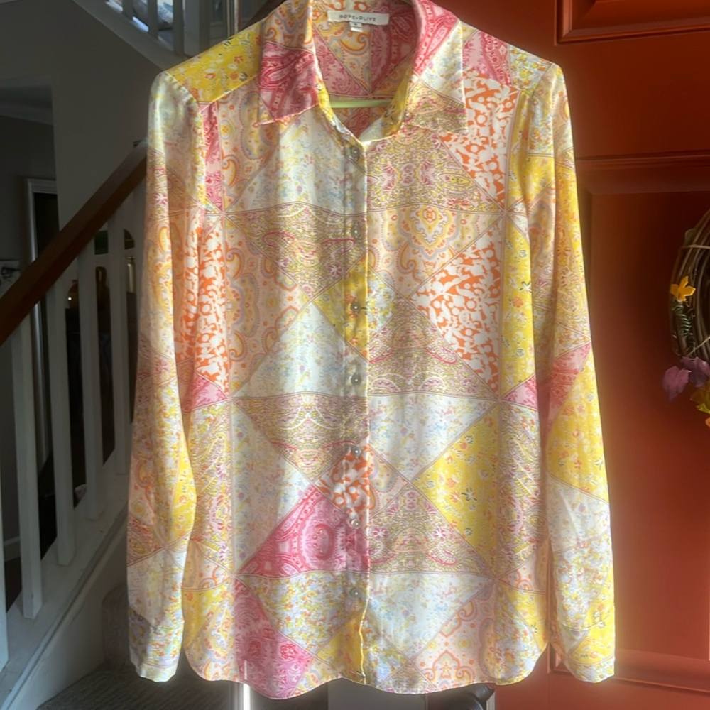 Rose+Olive blouse